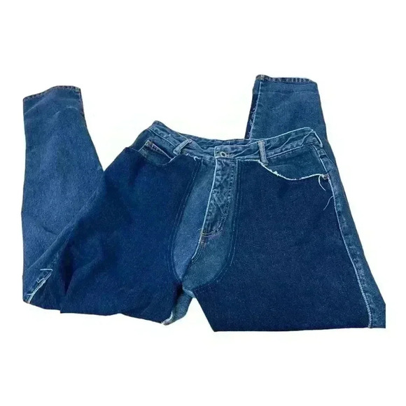 Golden Star Two Toned Boot Cut Blue Jeans Size 15 for Women Y2K vintage - Picture 1 of 6